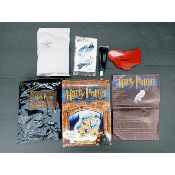 Vintage Harry Potter Owl Messenger Cookie Kit 2001 from UK Philosopher's Stone - Picture 5 of 11